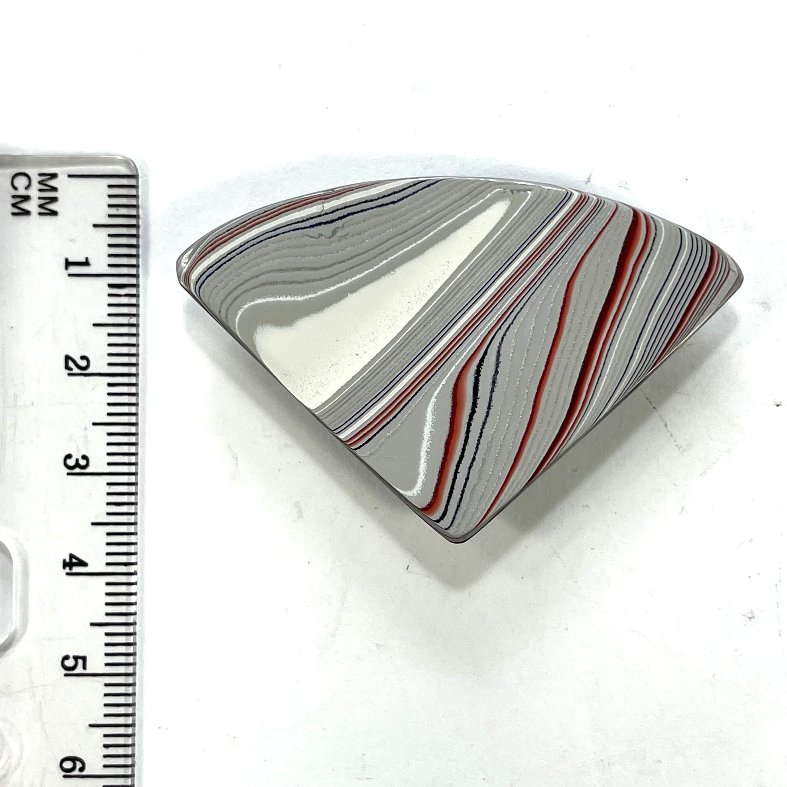 DVH Ford Focus C-MAX Fordite Cabocohon Cab Michigan Assembly 54x35x7mm (5909) - DVHdesigns