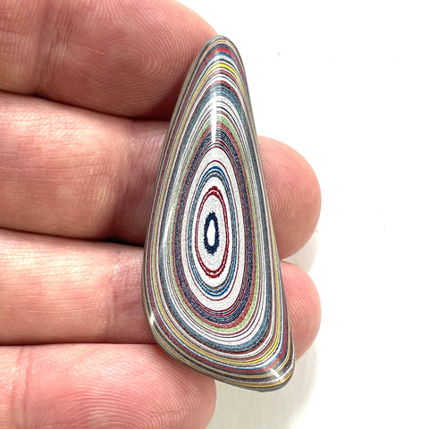 DVH Ford Focus C-MAX Fordite Cabocohon Cab Michigan Assembly 48x18x5mm (5910)