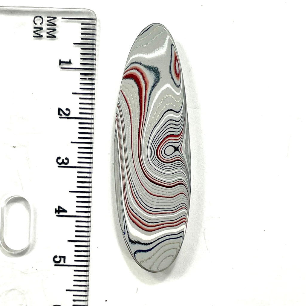 DVH Ford Focus C-MAX Fordite Cabocohon Cab Michigan Assembly 49x15x5mm (5926) - DVHdesigns