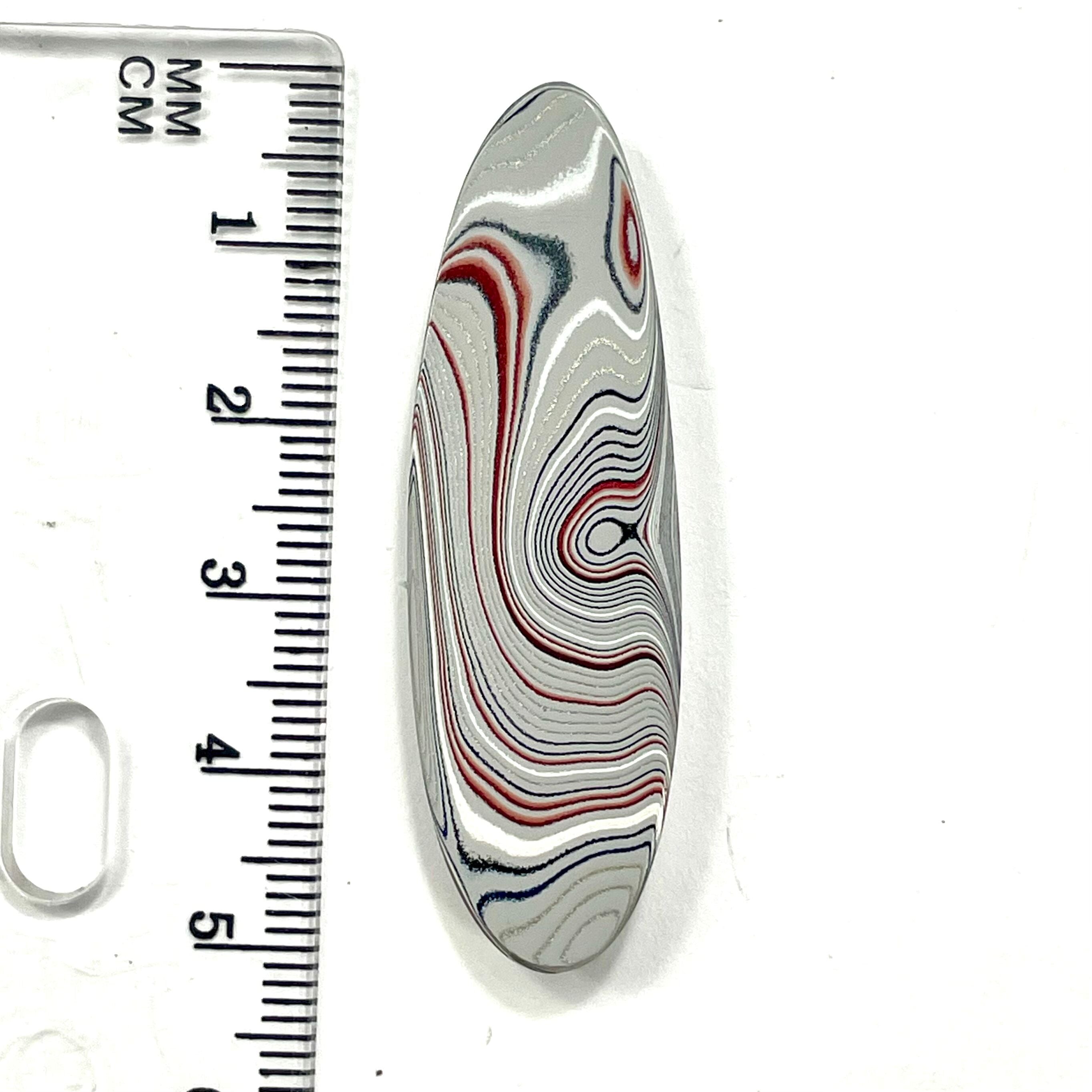 DVH Ford Focus C-MAX Fordite Cabocohon Cab Michigan Assembly 49x15x5mm (5926) - DVHdesigns