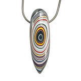 DVH Ford Focus C-MAX Fordite Bead Pendant Michigan Assembly  50x16x10mm (5929)