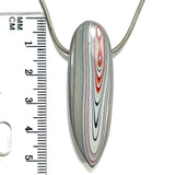 DVH Ford Focus C-MAX Fordite Bead Pendant Michigan Assembly  50x16x10mm (5929)
