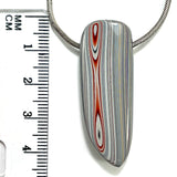 DVH Ford Focus C-MAX Fordite Bead Pendant Michigan Assembly  42x15x10mm (5930)