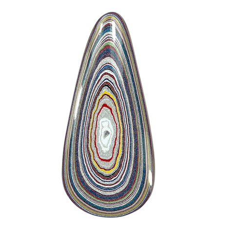 DVH Ford Focus C-MAX Fordite Cabocohon Cab Michigan Assembly 59x27x4mm (5932)