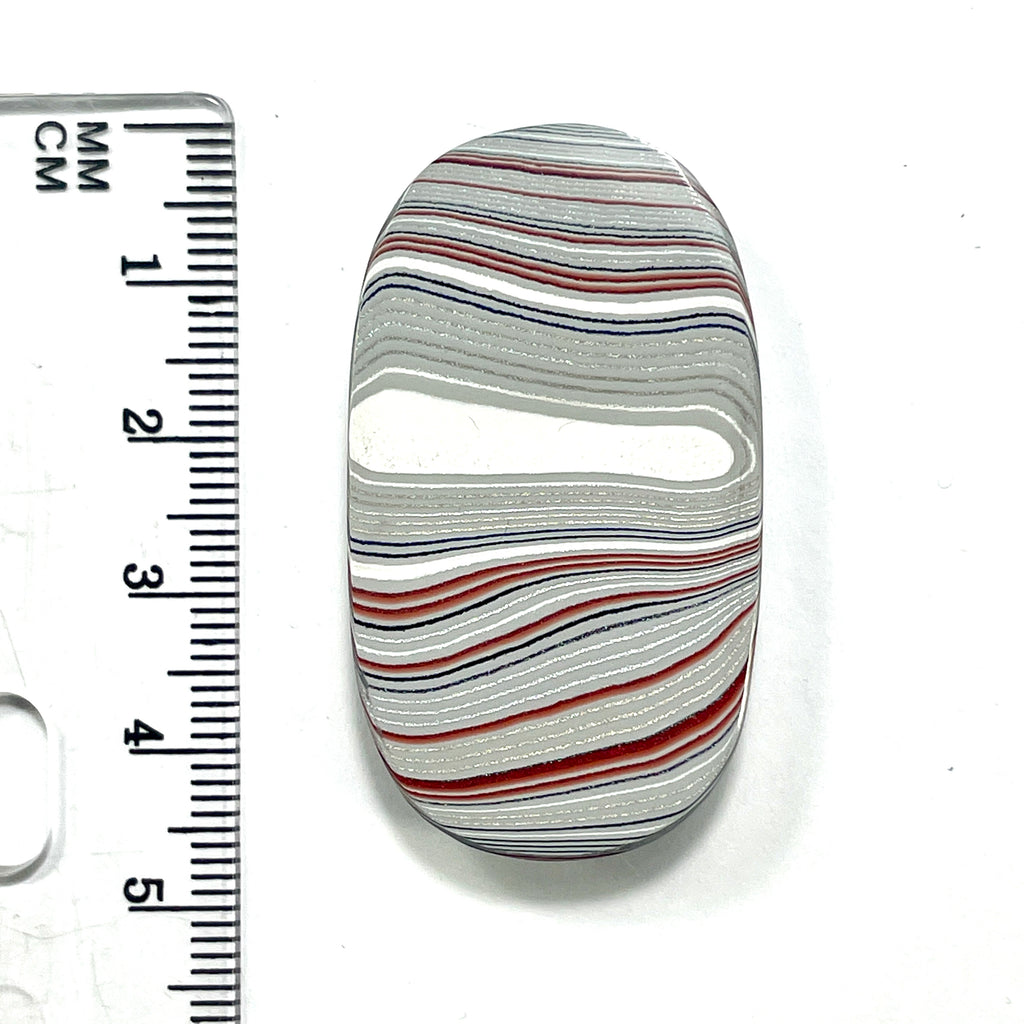 DVH Ford Focus C-MAX Fordite Cabocohon Cab Michigan Assembly 45x25x7mm (5933) - DVHdesigns
