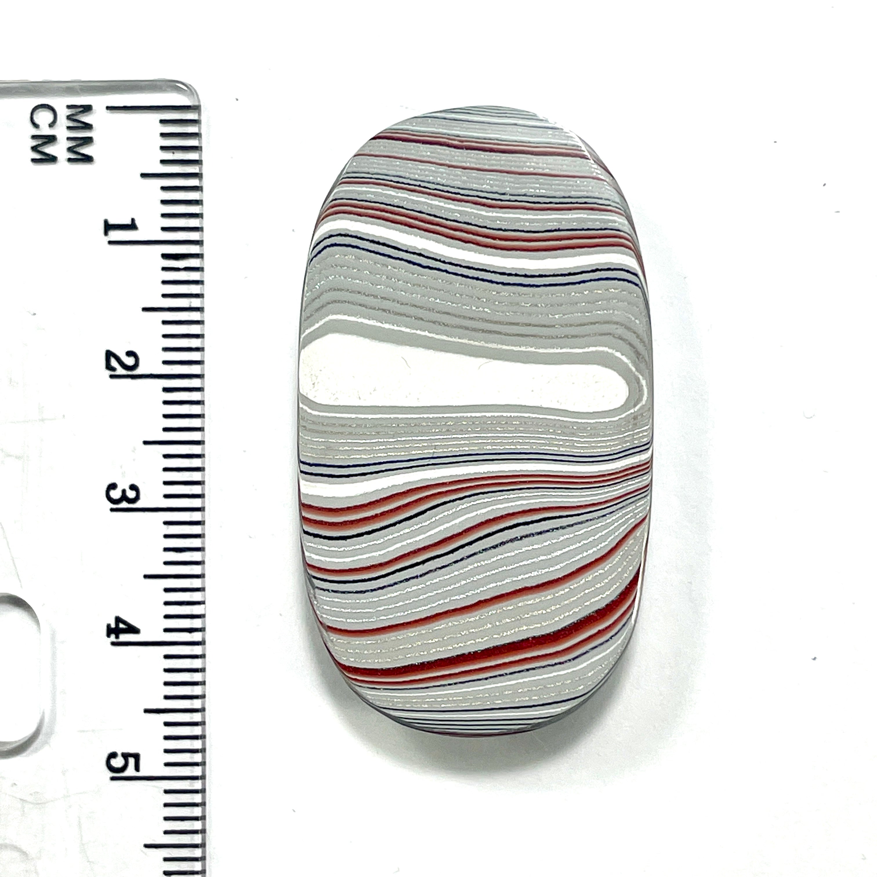DVH Ford Focus C-MAX Fordite Cabocohon Cab Michigan Assembly 45x25x7mm (5933) - DVHdesigns