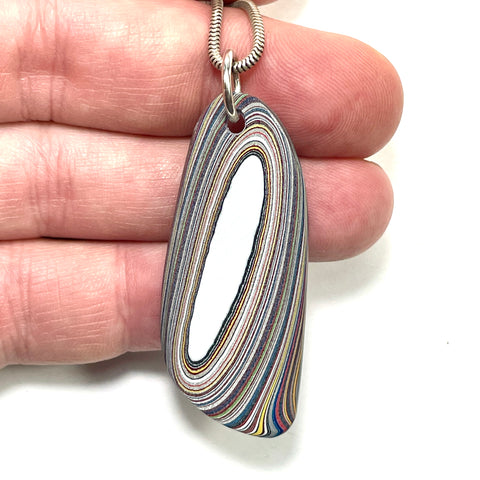 DVH Ford Focus C-MAX Fordite Pendant Michigan Assembly 52x20x3mm (5939)