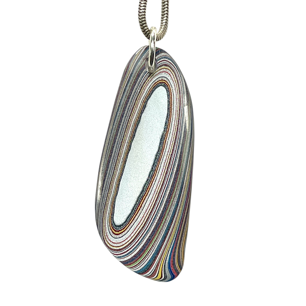 DVH Ford Focus C-MAX Fordite Pendant Michigan Assembly 52x20x3mm (5939) - DVHdesigns