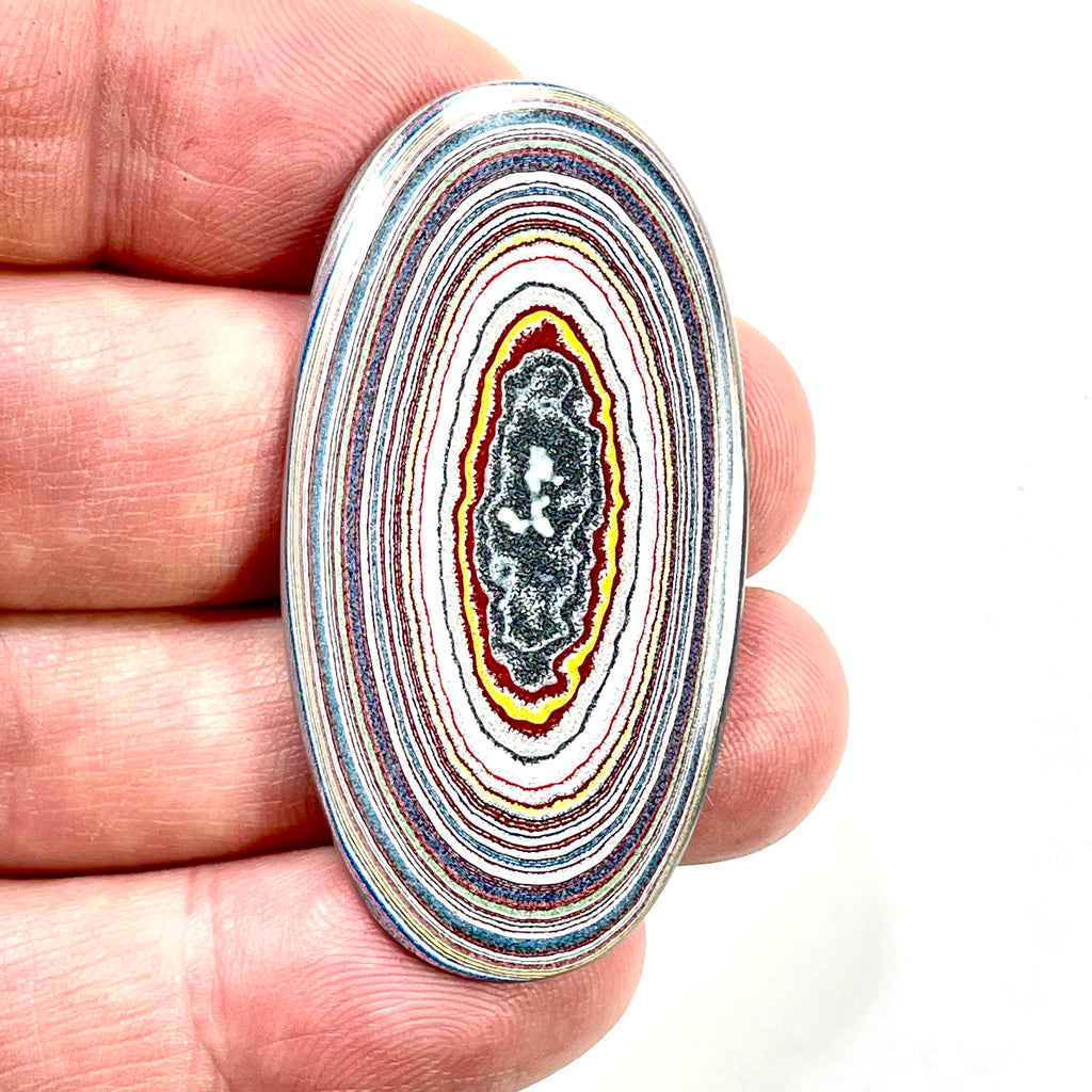 DVH Ford Focus C-MAX Fordite Cabocohon Cab Michigan Assembly 50x26x3mm (5950)