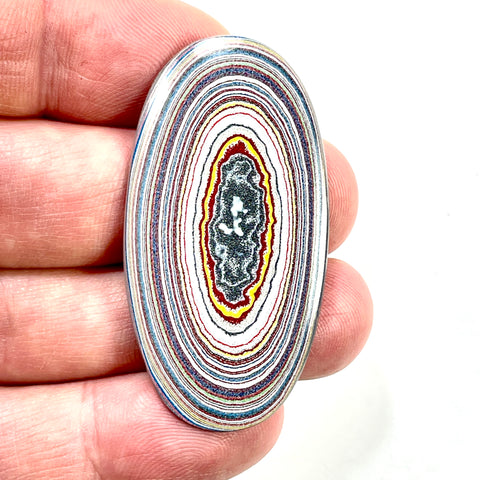DVH Ford Focus C-MAX Fordite Cabocohon Cab Michigan Assembly 50x26x3mm (5950)