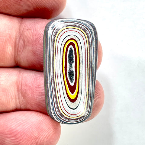 DVH Ford Focus C-MAX Fordite Cabocohon Cab Michigan Assembly 33x17x5mm (5952)