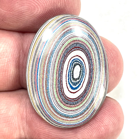 DVH Ford Focus C-MAX Fordite Cabocohon Cab Michigan Assembly 30x22x4mm (6014)