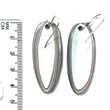 DVH Ford Focus C-MAX Fordite Earrings Michigan Assembly 45x18x5mm (6024)