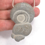 DVH Fairy Stone Concretion Bead Goddess Pendant Quebec 63x38x11 (5323)