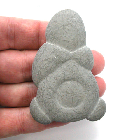 DVH Big Fairy Stone Concretion Goddess Rock Quebec 73x50x10mm (5484)