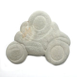 DVH Goddess on Motorcycle Fairy Stone Concretion Rock 91x76x8mm (5488)