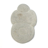 DVH Snowman Angel Fairy Stone Concretion Goddess Rock 92x60x10mm (5518)