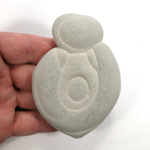 DVH Yoni Fairy Stone Concretion Goddess Rock 94x67x13mm (5541)