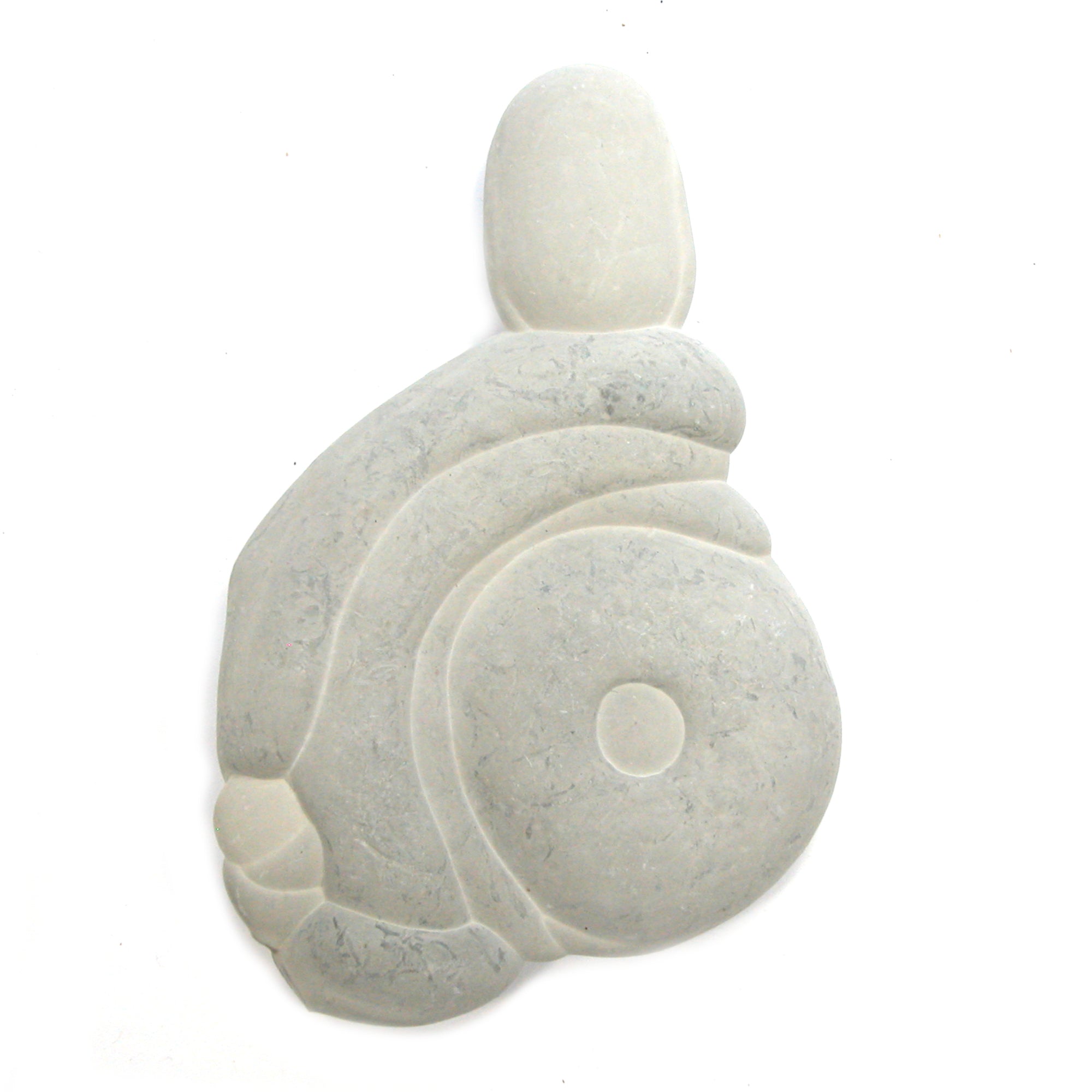 DVH Goddess in Wheelchair Fairy Stone Concretion Rock Quebec 79x41x11mm (5552) - DVHdesigns