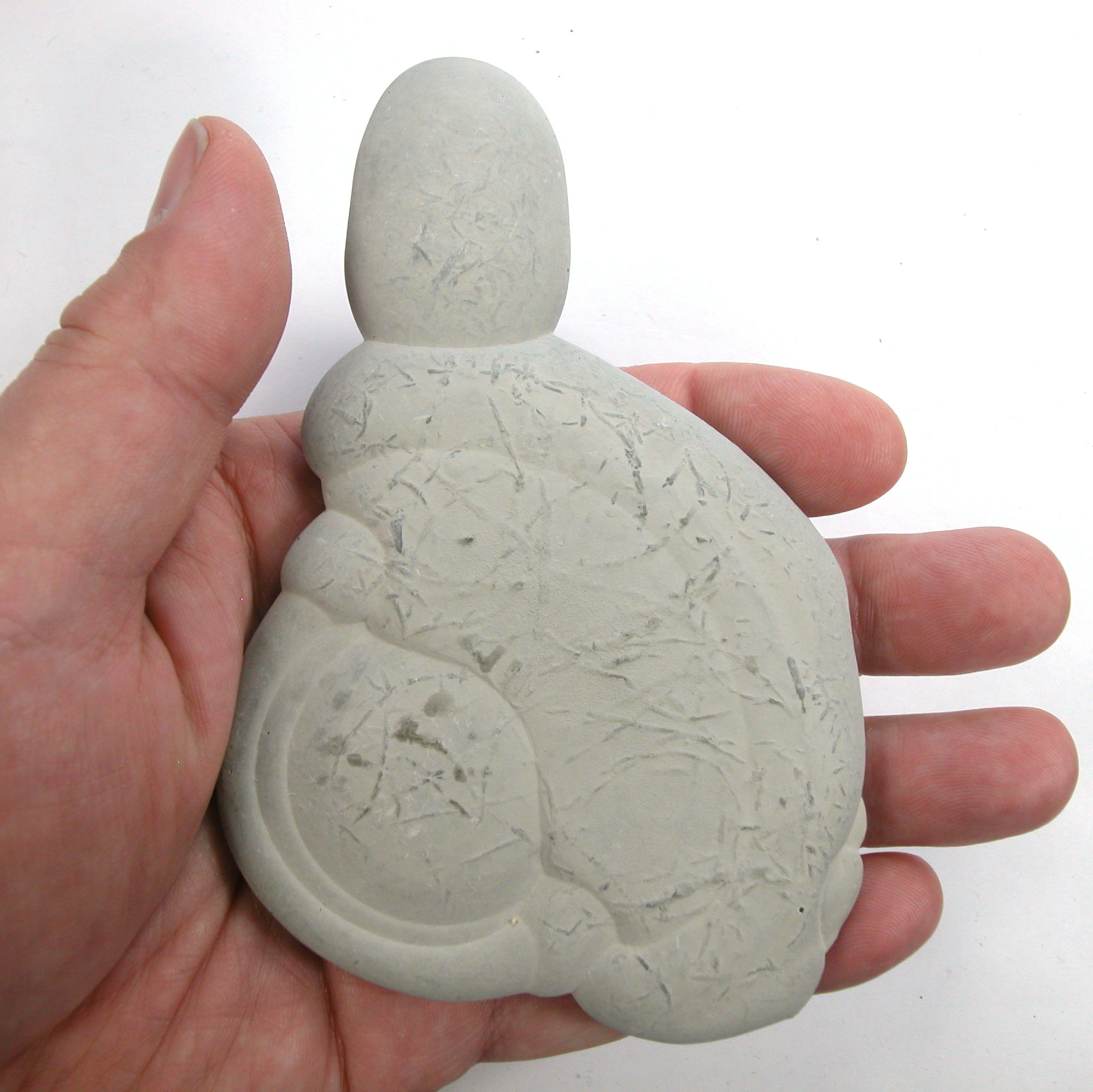 DVH Goddess in Wheelchair Fairy Stone Concretion Rock Quebec 79x41x11mm (5552) - DVHdesigns