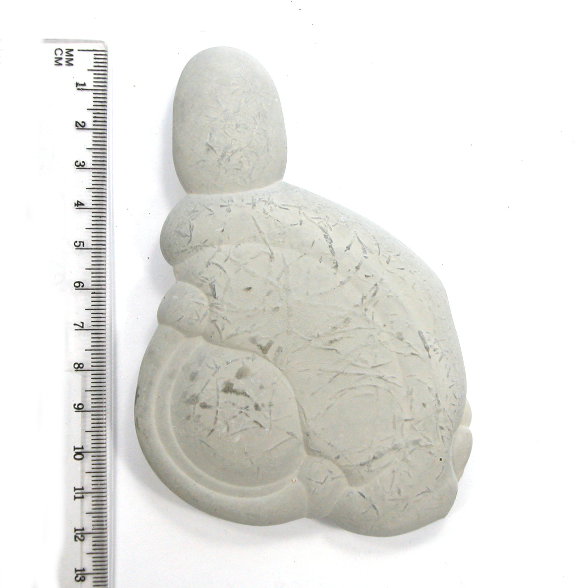 DVH Goddess in Wheelchair Fairy Stone Concretion Rock Quebec 79x41x11mm (5552) - DVHdesigns