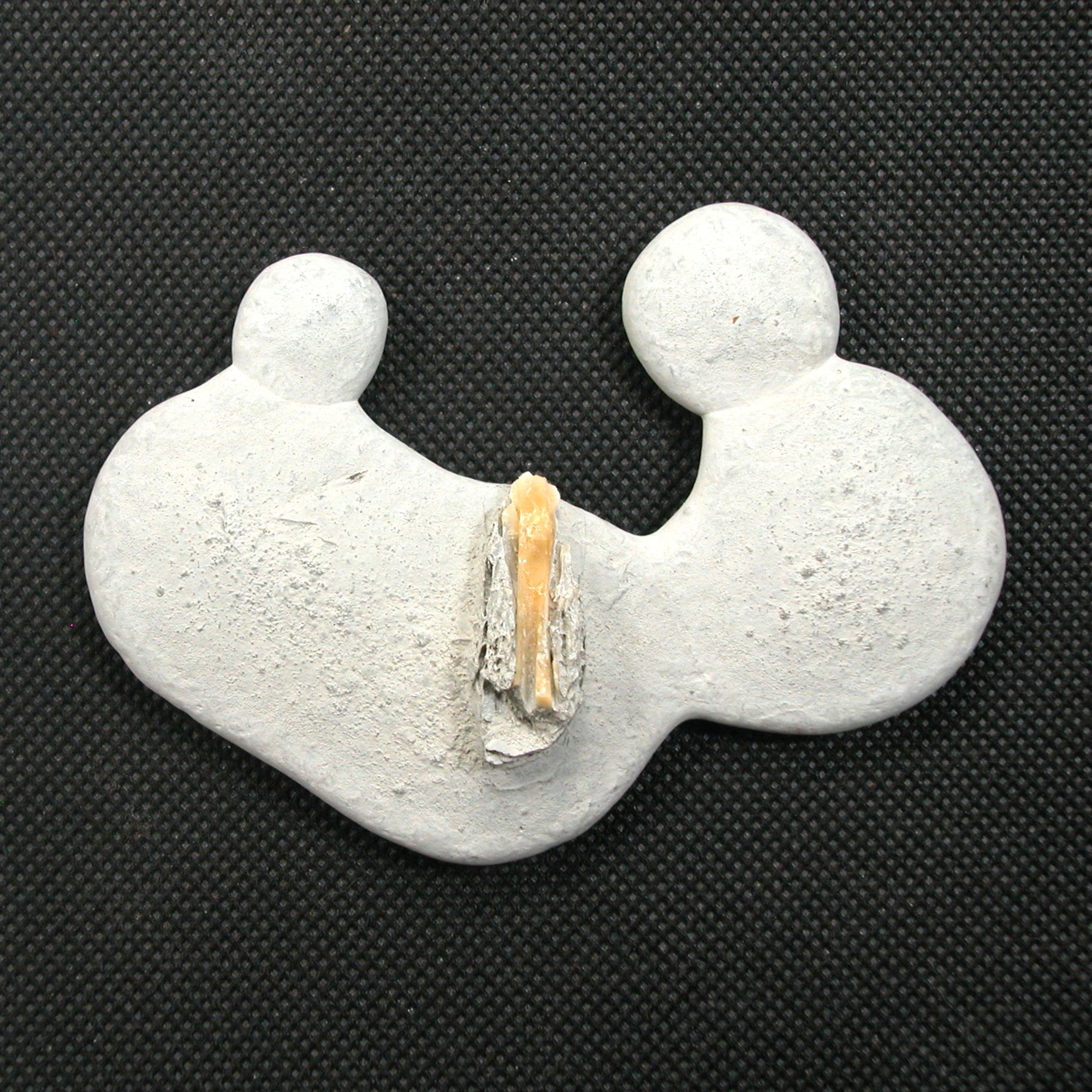 DVH Fairy Stone Concretion Nativity Fossil Grass Jesus 95x69x18mm (5759) - DVHdesigns