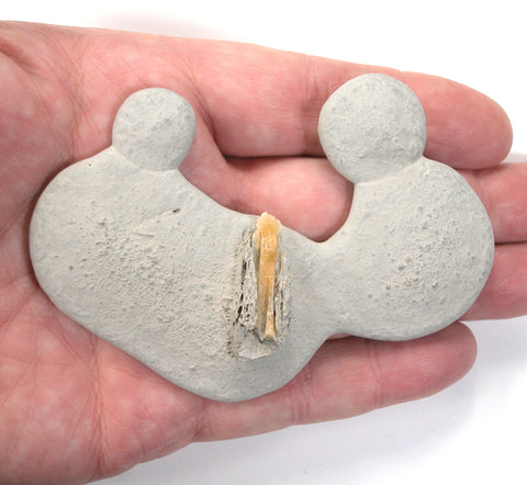 DVH Fairy Stone Concretion Nativity Fossil Grass Jesus 95x69x18mm (5759)