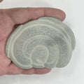 DVH Fairy Stone Goddess Rock Natural Concretion Quebec Rainbow 92x66x12mm (5859) - DVHdesigns