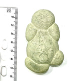 DVH Fairy Stone Goddess Rock Natural Concretion Quebec 73x40x10mm (6274)