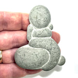 DVH Mermaid Fairy Stone Goddess Rock Natural Concretion Quebec 73x50x10mm (6275) - DVHdesigns