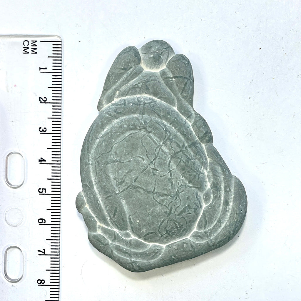 DVH Fairy Stone Goddess Rock Angel over Crib Natural Concretion 73x43x10mm (6329) - DVHdesigns