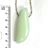 DVH Blue Kryptonite Glow in the Dark Swoosh Bead Strontium Aluminate 51x18x14mm (5870)