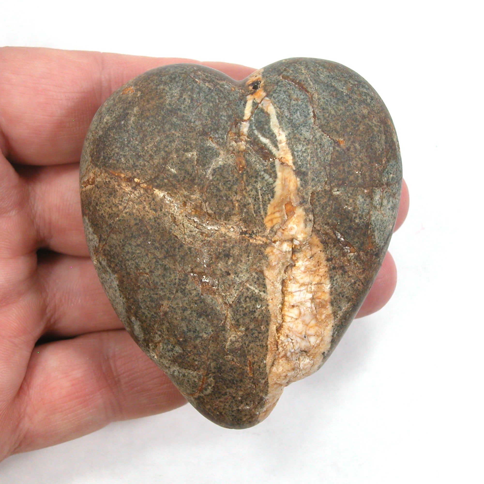 DVH Wolf Creek Radical Faerie Healed Heart Shark Palm Stone 66x56x24 (5338) - DVHdesigns