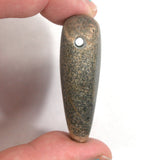 DVH Wolf Creek Radical Faerie Healed Heart of Stone Bead Pendant 48x33x11 (5341)