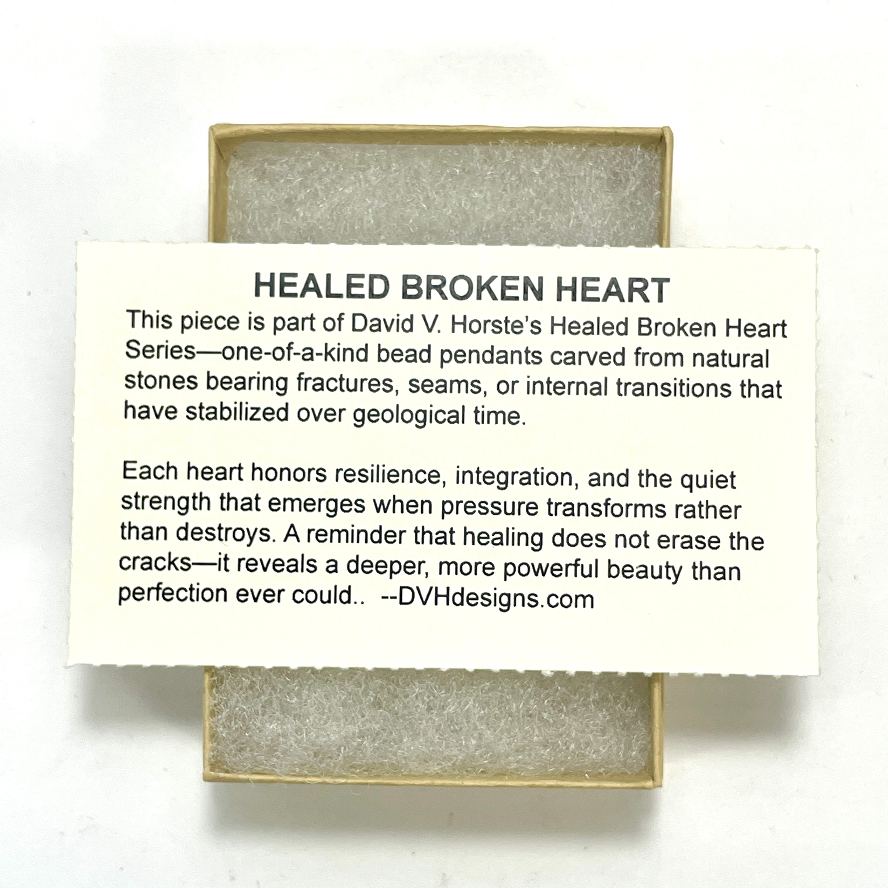 DVH/PC Sonora Sunrise Healed Broken Heart Bead Chrysocolla Cuprite 58x44x11mm 48g (6384) - DVHdesigns