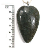 DVH Labradorite Yoni Heart Pendant Goddess 54x34x16mm (5589)