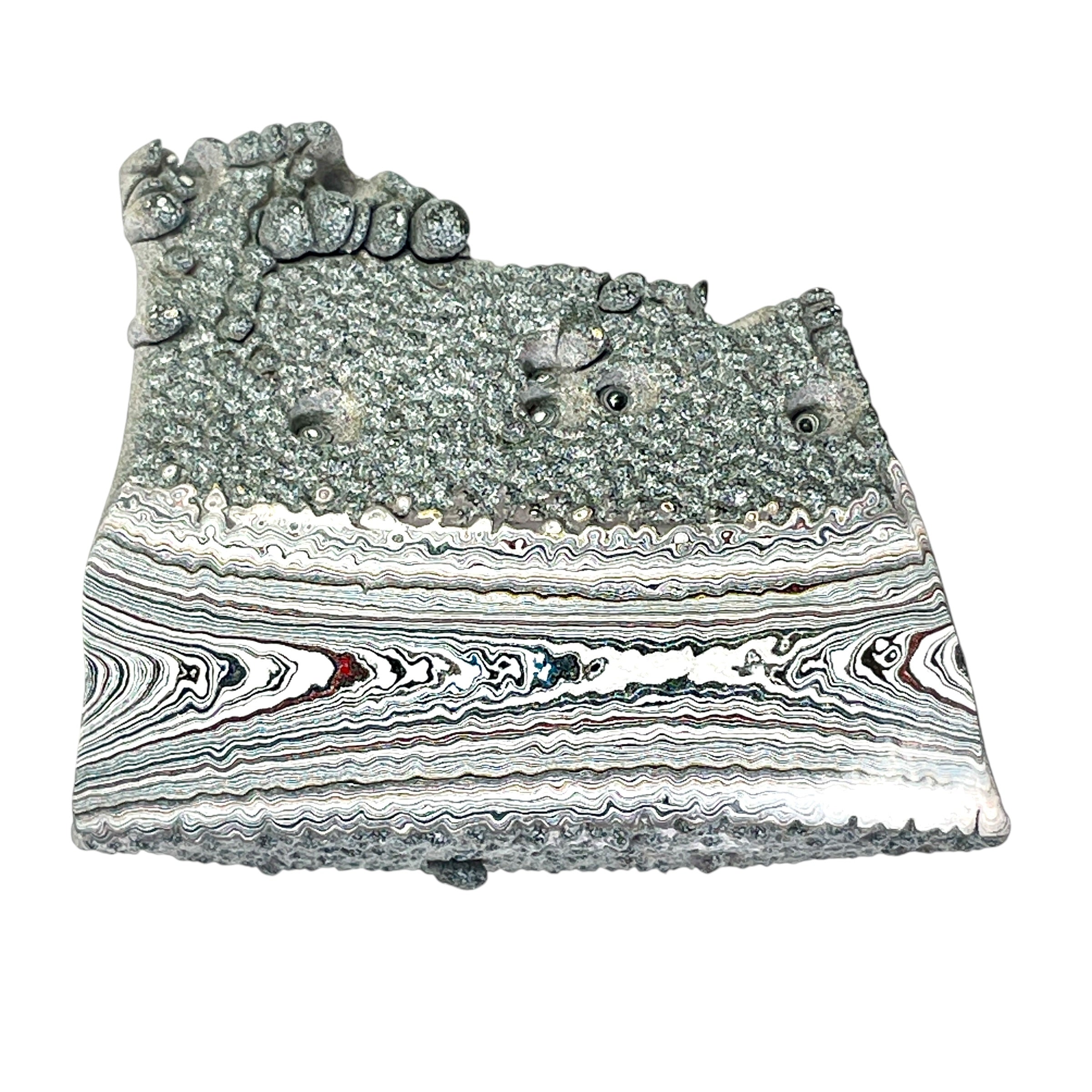 DVH Ford F150 Dragon Scale Fordite Specimen Polished Face KC Assembly (6819)