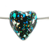 DVH 35ct Bello Opal Heart Bead Synthetic 23x20x13mm (5815)