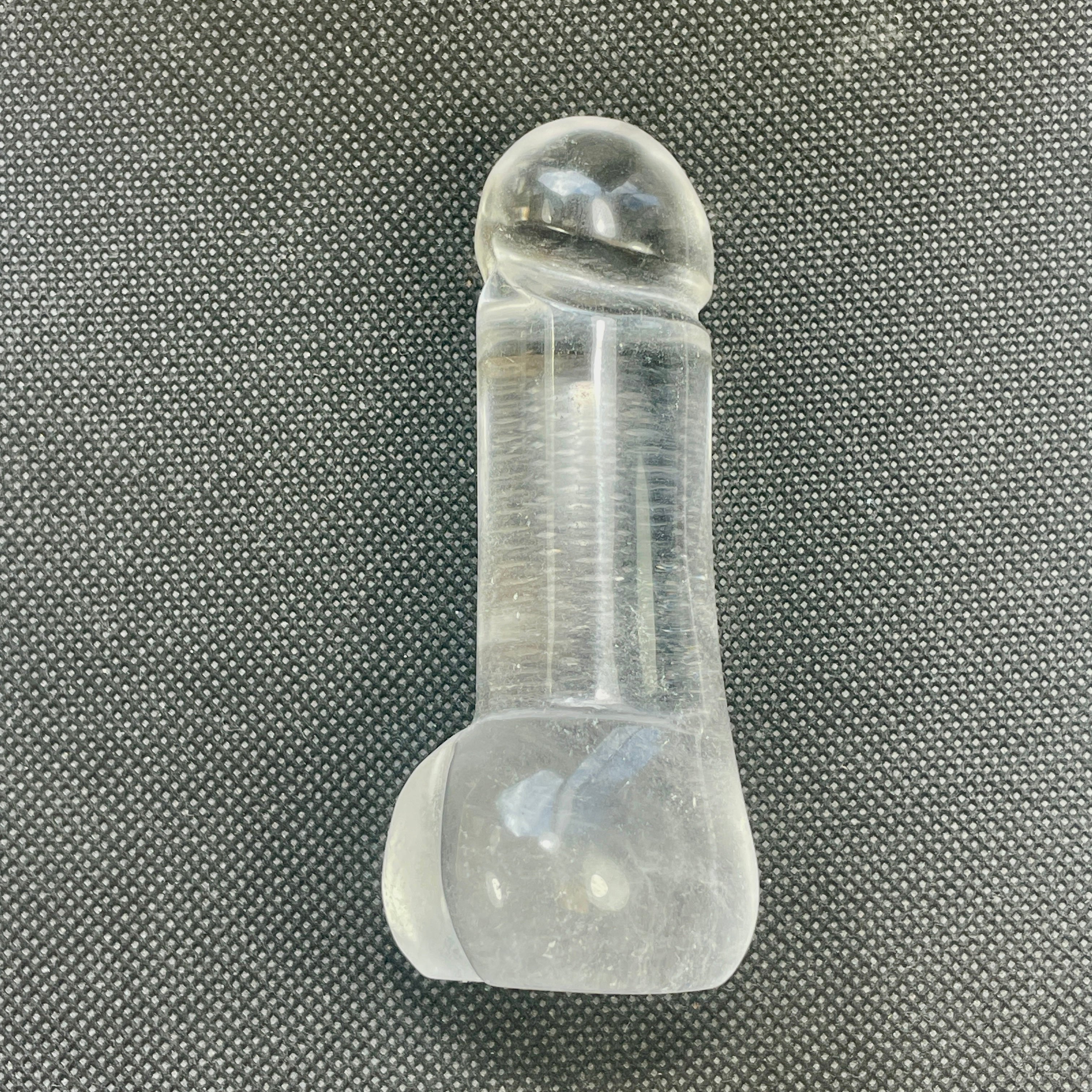 DVH 3.5" Quartz Phallus Natural Crystal Penis Fascinus Sculpture (6343) - DVHdesigns