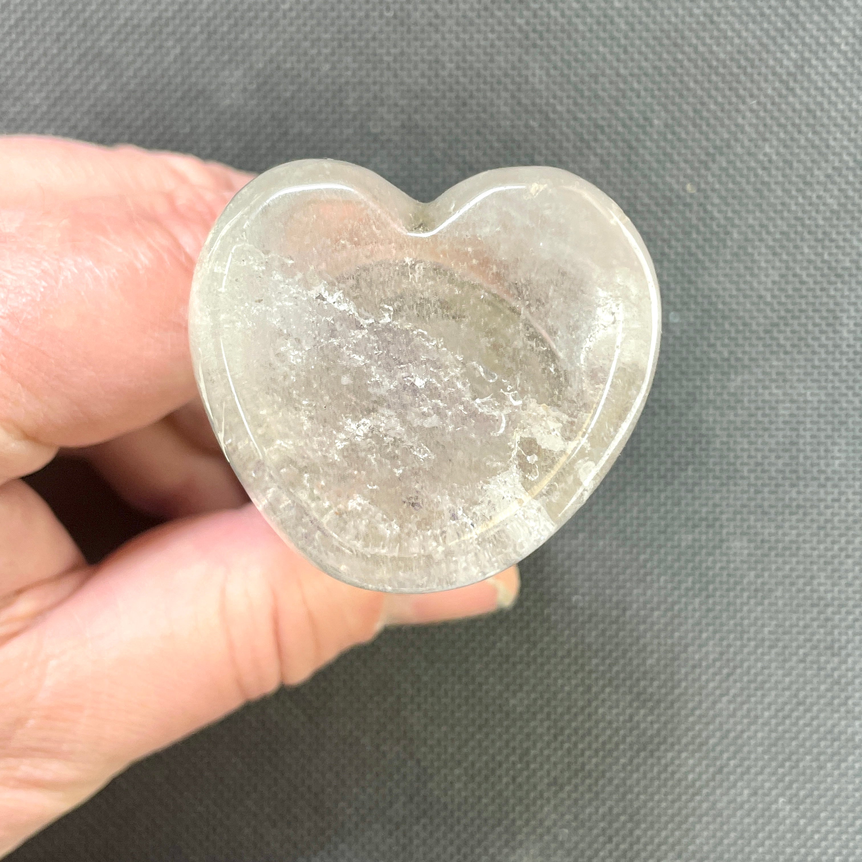 DVH 3.5" Quartz Phallus Natural Crystal Penis Fascinus Bead Pendant (6493)
