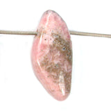 DVH Natural Rhodochrosite Bead Pendant Custom 43x19x12mm (5659)