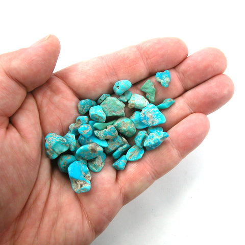 DVH 1oz Sleeping Beauty Turquoise Mini Nuggets Stabilized Genuine 28g (5686)