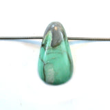 DVH Variscite Bead Pendant Lucin Utah Natural Green Turquoise 35x19x14mm (5794)