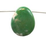 DVH Variscite Bead Pendant Lucin Utah Natural Green Turquoise 50x41x18mm (5796)