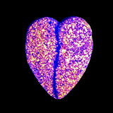 DVH Yooperlite Healed Broken Heart Bead Fluorescent Sodalite Michigan 37x30x11mm (6193)