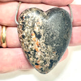 DVH Yooperlite Healed Broken Heart Bead Fluorescent Sodalite Michigan 52x42x12mm(6194)