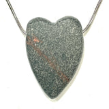 DVH Yooperlite Healed Broken Heart Bead Fluorescent Sodalite in Syenite Michigan 44x31x10mm (6196)