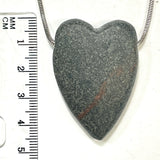 DVH Yooperlite Healed Broken Heart Bead Fluorescent Sodalite in Syenite Michigan 44x31x10mm (6196)