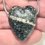 DVH Yooperlite Healed Broken Heart Bead Fluorescent Sodalite in Syenite Michigan 31x25x18mm (6199)