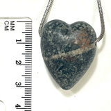 DVH Yooperlite Healed Broken Heart Bead Fluorescent Sodalite in Syenite Michigan 31x25x18mm (6199)